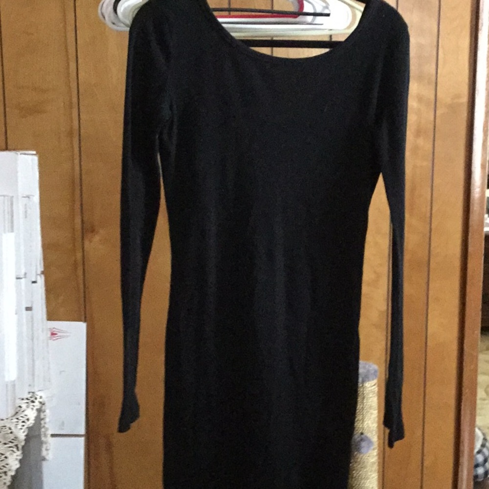 Free People black dress sz L